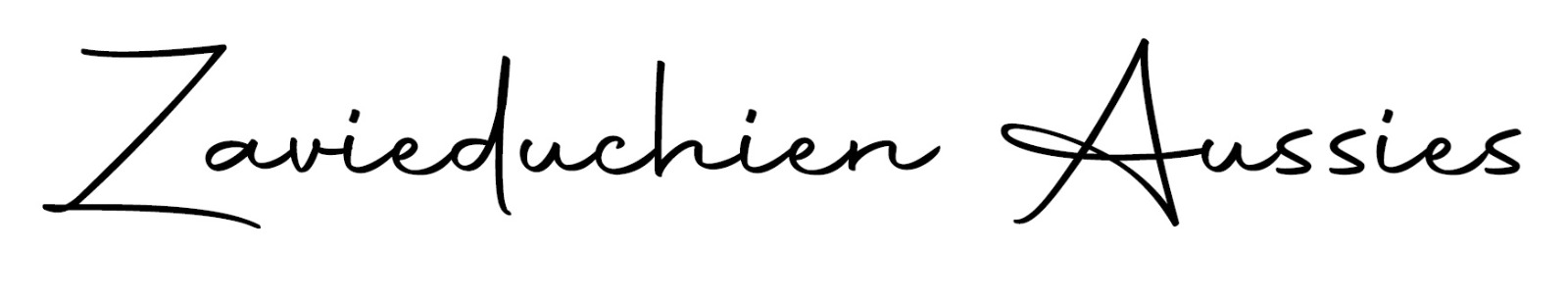 Zavieduchien Australian Shepherds Logo